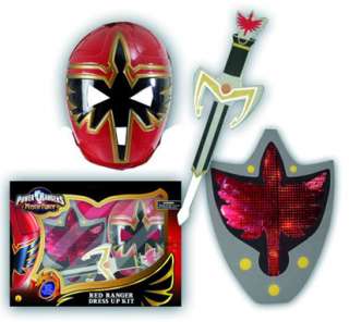   lieferumfang dieses waffenset power rangers mystic force in rot