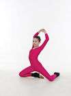 Girls Dance Catsuit Long Sleeve Stirrups all colour