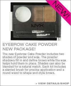 NYX   Eyebrow Cake Powder   Dark Brown/Brown  
