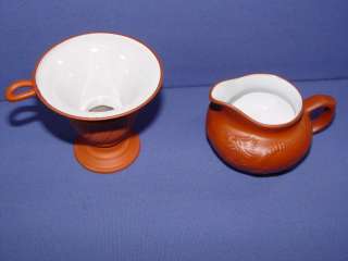 Chinese Yixing Zisha gong dao cup, filter with stand  