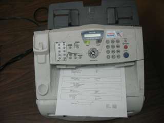 Brother Intellifax 2820 Laser Fax/Copier Page Ct 39798  