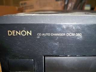 Denon DCM 380 5 Disc CD Player Changer  