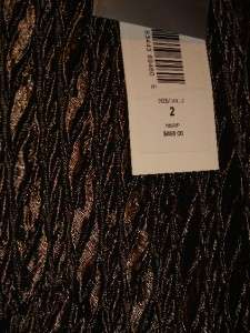 NWT BADGLEY MISCHKA PLATINUM LABEL Crinkle Jacket size 2 MSRP $898 