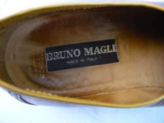 Bruno Magli Mens MONDOLFO Dress Loafers 2 Tone Kid Camel Size 11M 