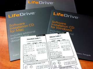   Original Palm LifeDrive Manual & Software Installation CD for PC & MAC
