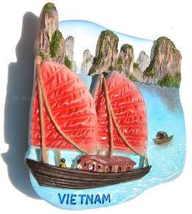Halong Bay,Hanoi,VIETNAM,Resin 3D Fridge Magnet  