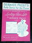 Bernice Frosts Solo Looking Glass LakeSheet Music