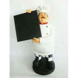 Chef Koch mit Werbe Tafel NEU&OVP 83 cm groß  Küche 