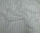 Silk CHIFFON Fabric WHITE with METALLIC STRIPES 45  