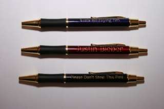 CUSTOMIZED BALL POINT PEN   AVAILABLE IN RED, BLUE OR BLACK