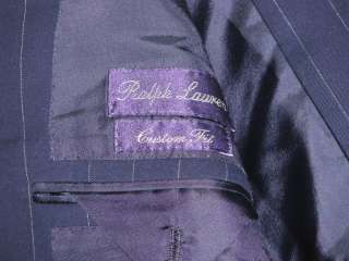 4,495 NWT RALPH LAUREN PURPLE LABEL MENS MADE IN ITALY DB NAVY WOOL 