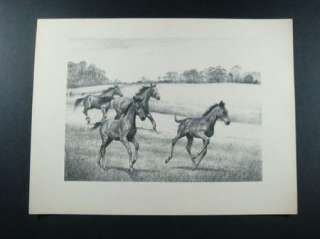  1948 cw anderson horse print early speed description harper brothers 