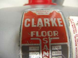 CLARKE FLOOR SANDER DU 8 L@@K  