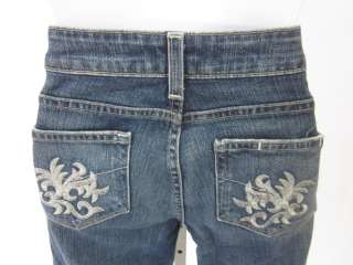   hollywood hills medium wash bootcut denim jeans in a size 28 this