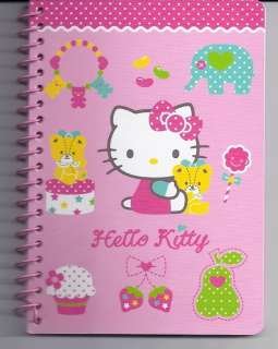 Sanrio Hello Kitty Spiral Notebook Animals Dots  