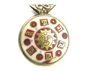 Very delicate flawless Amulet Pendant, handmade by the artists of 