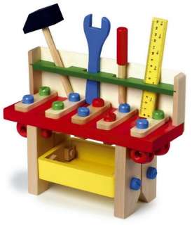 NEW Wooden Childrens Professional Work Bench Tools Toy  