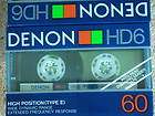 10 Denon HD6 Hi Bias Audio Cassette Tapes Old School