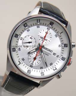   Leather Synthetic Analog with Silver Tone Dial Watch SNDC87 SNDC87P2