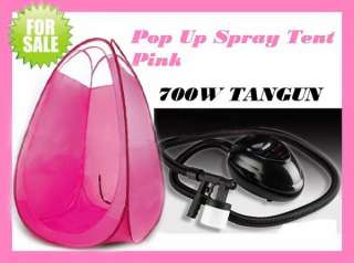 Spray Tan Gun Machine Pink Tent Tanning Kit HVLP 700 FREE Bra,G string 