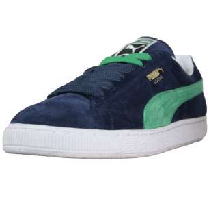Puma Suede Classic 35073450 Mens Trainers AW11 Green/Navy  