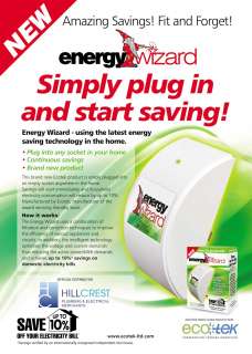 ecoTEK Energy Wizard Plug   Save over £60 per year*  