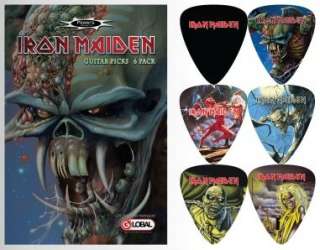 Perris Iron Maiden Medium Guitar Picks (6) LP INM1  
