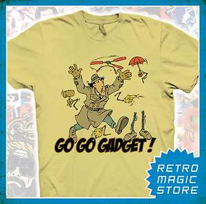   GADGET T shirt Ispettore gadget detective cyborg Dottor Gang Finot