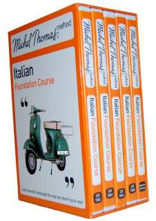 Michel Thomas Italian Foundation Course 8 CD Set Pack 9780340938942 