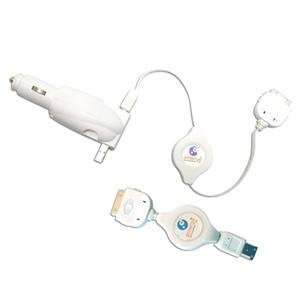  Emerge Tech, Retractable iPod Charger White (Catalog 