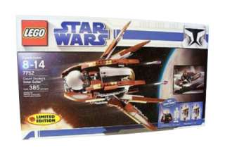 Lego Star Wars The Clone Wars Count Dookus Solar Sailer 7752  