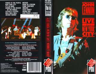   John LENNON Live in New York city (VHS) 1972