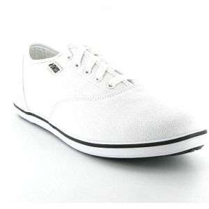 Swiss Hof II Mens Canvas Shoe White Sizes UK 8   11  