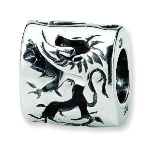   Reflections Sterling Silver Griffin Bead Arts, Crafts & Sewing