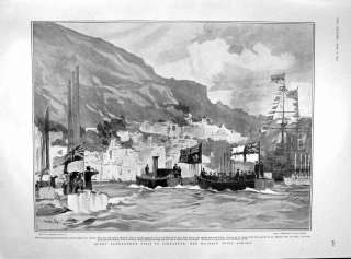 FREE WORLDWIDE SHIPPING TODAY 1905 Queen Alexandra Gibraltar Ships 