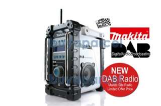 Makita DIGITAL Radio BMR101W DAB WHITE BMR101 9.6 24v  