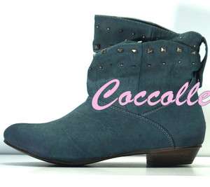 stivaletti tronchetto boots Verde Petrolio misura 37 cd.PTB843  