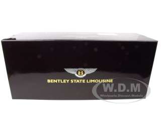 Brand new 118 scale diecast car model of 2002 Bentley State Limo 