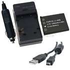 LI 42B Battery + Charger For Olympus 820 FE3010+Cable