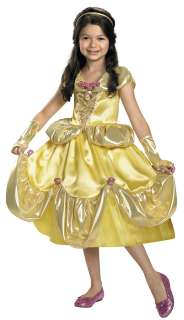 Girls Deluxe Shimmer Belle Costume   Beauty & The Beast Costumes