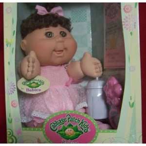 Cabbage Patch Kids Babies   BRUNETTE Caucasian Girl Toys 