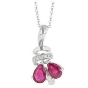  Ruby Diamond Necklace Jewelry
