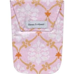    Diapees & Wipees Chic Pink Waterproof Baby Diapering Bag Baby