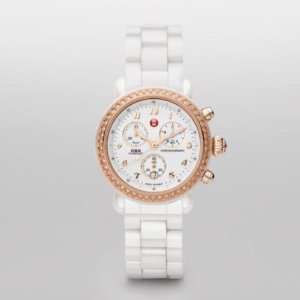   CSX Ceramic White Diamond Rose Gold Watch Michele Watches