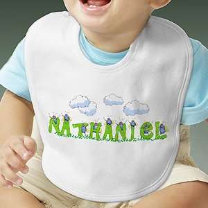  Personalized Baby Bibs   A Bugs Life Baby
