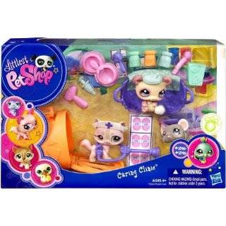 Littlest Pet Shop Figures Themed Playset Caring Clinic Cat, Mouse 