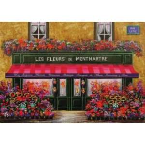  Les Fleurs de Montmartre 250 Piece Wooden Jigsaw Puzzle 