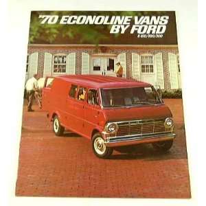  1970 70 Ford ECONOLINE Van BROCHURE E100 E200 E300 