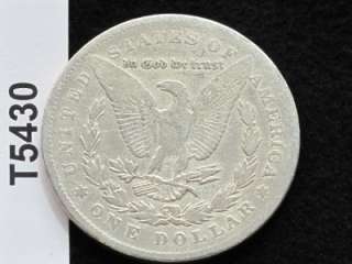 1878 P MORGAN SILVER DOLLAR U.S. COIN LOT T5430  
