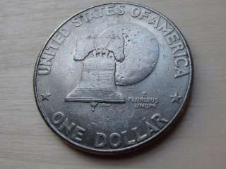 Bicentennial 1976 Eisenhower Dollar DOUBLE DIE REVERSE  